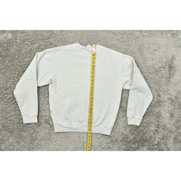 Nike Men's XS Gray Cotton Pullover Sweater - Swoosh Heavy Quality - Picture 5 of 8